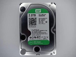 Disque dur de bureau Western Digital WD vert WD20EZRX-00D8PB0 2 To 3,5 pouces SATA - Photo 1/2