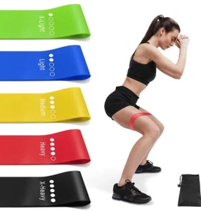Resistance Bands for Working Out, Exercise Bands Resistance Bands Set of 5pcs - Picture 1 of 6