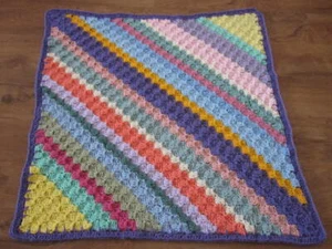 Multicolor Lapghan Hand Made   32" x 32 " - Picture 1 of 2
