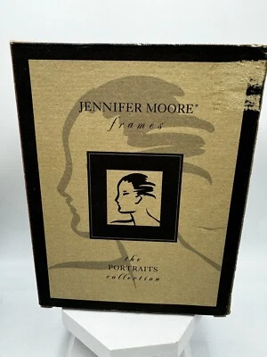 Jennifer Moore Hinged Double 5x7” Picture Rose Wood Frames with Glass Front NIB - Image 1 of 4