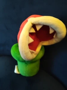 Super Mario Bros. 2017 Nintendo PIRANHA PLANT Plush Doll Flower Figure Toy 9" - Picture 1 of 4
