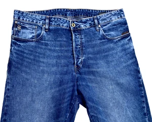 .G-Star 'ARC 3D RELAXED TAPERED' Worn In Medium Aged Jeans W36 L36 - Foto 1 di 13