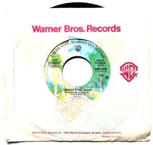 ROD STEWART - Tonights The Night / First Cut Deepest - Vinyl 45rpm 1976 GWB 0349 - Picture 1 of 5