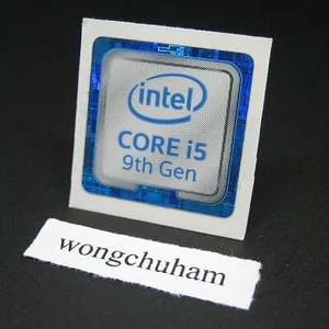 intel CORE i5 9th Gen sticker 18mm x 18mm #202211242216 - Afbeelding 1 van 1
