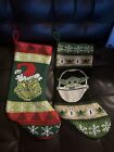 The Grinch And Grogu Licensed Christmas Stockings 19" Knit RUZ