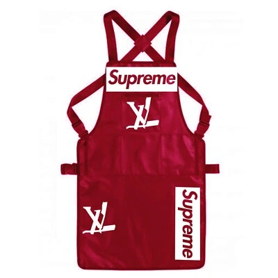 Delantal de jeans de peluquero, delantal de salón, delantal de corte de pelo, delantal de peluquero profesional Foto 1 de 4