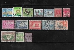 28 Used British Colonies & Territories Stamps - Picture 1 of 2