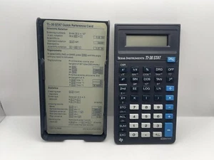 Texas Instruments Ti-30 STAT calcolatrice scientifica con coperchio - Foto 1 di 1