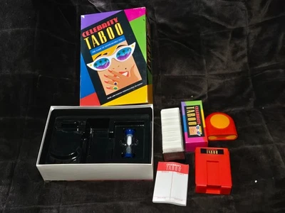 Milton Bradley 1991 Vintage Celebrity Taboo “Game Of Unspeakable Fun” COMPLETE - Image 1 of 4