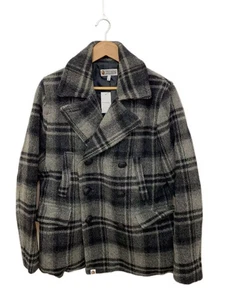A BATHING APE Coat gray L Used - Picture 1 of 5