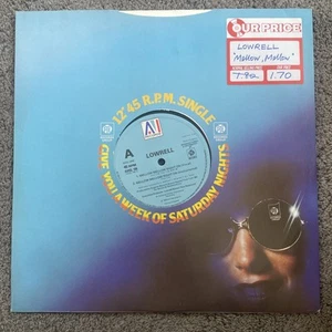 Lowrell/Mellow Mellow Right On UK 1979 FUNK/SOUL AVISL 108 VERY GOOD+ 12" SINGLE - Bild 1 von 5