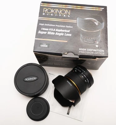 ROKINON Samyang 14mm f/2.8 IF ED UMC Aspherical Lens for Canon EF mount SLR/DSLR - Image 1 of 4