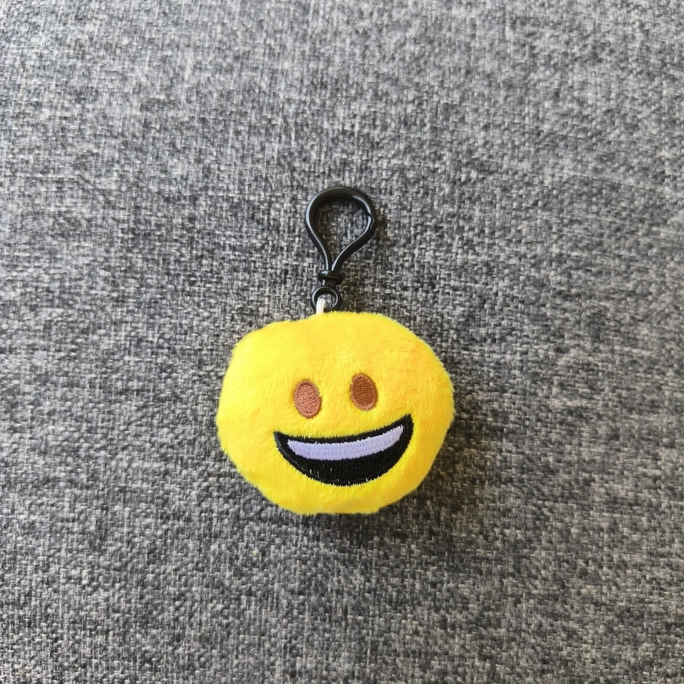PORTACHIAVI EMOJI EMOTICON FACCINA GADGET ACCESSORI IDEA REGALO CIONDOLO - Immagine 1 di 1