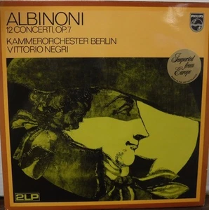 Albinoni 12 concerto op.7 Kammerorchester Berlin Vittorio Negri 33rPM  020517LLE - Picture 1 of 2