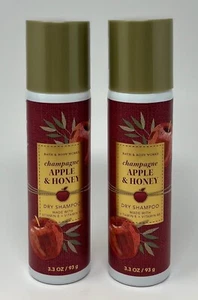 2 NEW BATH & BODY WORKS CHAMPAGNE APPLE HONEY DRY SHAMPOO HAIR SPRAY 3.3 OZ - Picture 1 of 6