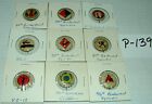 #1940s KELLOGGS US ARMY AIR FORCE BOMBARDMENT SQUADRON PEP PINS & BUTTONS #P139 