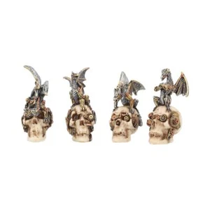 Mind Machines Steampunk Dragons Skulls 105cm Set of 4 - Picture 1 of 1