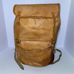 Beckmann Rucksack Lederrahmen 40 L Vintage Norweger Daypack - Bild 1 von 11