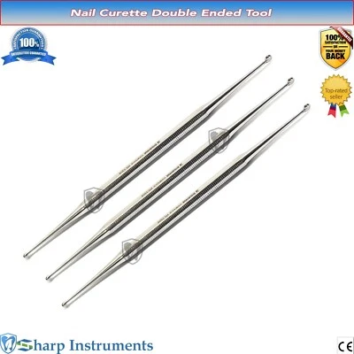 Quiropráctico Belleza Cureta de Uñas Limpiador Dérmico Cuidado de Uñas Limpieza Podología Herramienta Foto 1 de 3