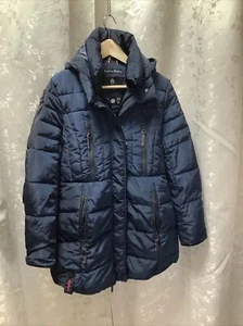Marikoo Damen Winterjacke Parka Dunkelblau 36 - Bild 1 von 10