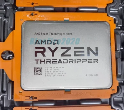 AMD Ryzen Threadripper 1950X TR4 CPU Processor 16 Core 32 Thread 3.4GHz 32MB - Image 1 of 4