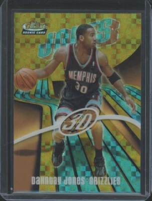 2003-04 Topps Finest Dahntay Jones Gold X-Fractor Rookie RC 1/1 #169 Memphis Foto 1 de 2