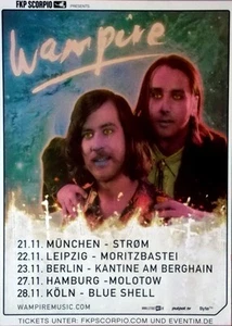 WAMPIRE - 2013 - Plakat - In Concert - Curiosity Tour - Poster - Imagen 1 de 1