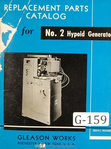 Gleason 2, Hypoid Generator, CLAD Parts List Manual - Picture 1 of 1
