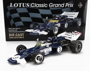QUARTZO LOTUS F1 72 INTERNATIONAL GOLD CUP 1970 HILL #3 1/18 Scale New Release! - Picture 1 of 2