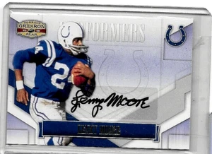 Autógrafo certificado Lenny Moore 2008 Panini Gridiron Gear Performers #/100 - Imagen 1 de 1