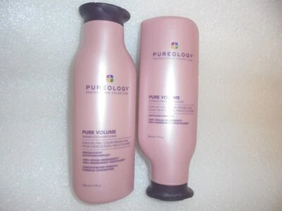 ¡COMBO CHAMPÚ/ACONDICIONADOR PUREOLOGY PURE VOLUME! ¡NUEVO! ¡FRESCO! ¡ENVÍO GRATIS! Foto 1 de 4