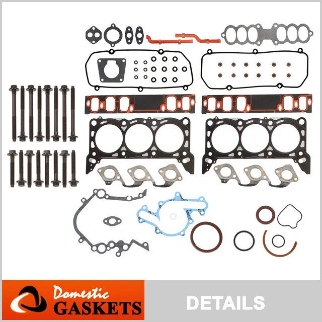 Juego de juntas completo pernos VIN 4 para Ford Mustang Mercury Cougar 97-98 3,8 L OHV Foto 1 de 4