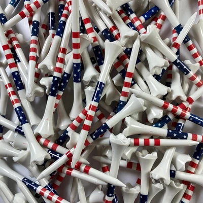 Pride Performance Plastic Golf Tees - Stars and Stripes - 100 Count, 3-1/4 In... - Image 1 of 4