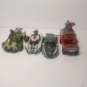 Transformers Figure Lot Of 4 Sideways,Wheeljack,Sandstorm And Rachet 3/4 Complet - Picture 1 of 17