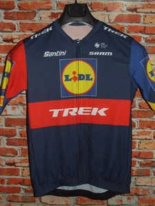 TREK SANTINI MAGLIA BICI CICLISMO SHIRT MAILLOT CYCLISM tg. M - Imagen 1 de 2