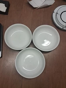 3 Pottery Barn Cambria White Soup Bowls 7" Euc++ Bin Aaa - Picture 1 of 5