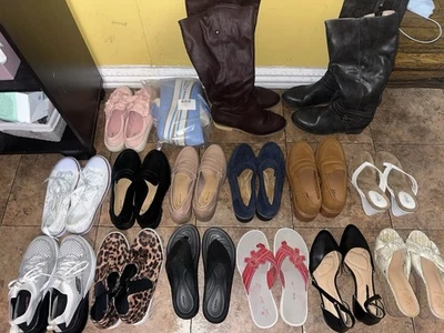 Zapatos Mixtos Talla 8 Buen Estado Negocios Informales Verano Zapatos Mocasines Mujer Foto 1 de 4