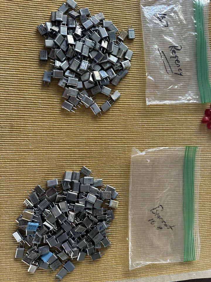 Cristales Escáner Regency & Bearcat Vintage Años 70’s, 1980’s y 1990’s (Enorme Lote) Foto 1 de 1