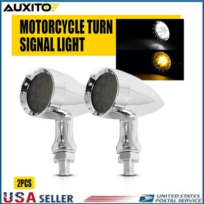 Intermitente de luz de giro LED para motocicleta para Harley Sportster Iron 1200 883 XL Foto 1 de 4