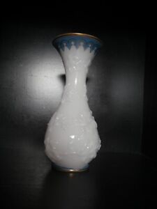 Grand vase opaline Charles - bleu