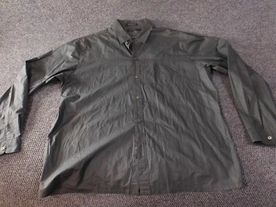 Club Monaco Mens Shirt Extra Large green classic button up smooth woven - Image 1 of 4