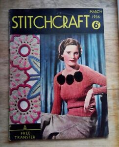 Vintage Stitchcraft magazine from 1936 - nice jumpers, knitting