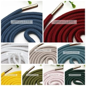 1.4-1.8M 6MM Polyester Drawstring Cord Rope Sewing Craft For Hoodie/Pants/Corset - Picture 1 of 14