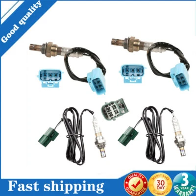 4PC Oxygen O2 Sensor For 2001-2002 Nissan Pathfinder 2002-2003 Infiniti QX4 3.5L - Image 1 of 4