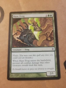 Haze Frog Magic MTG Rise of the Eldrazi #187 Green Common LP BULK DISCOUNT - Picture 1 of 1