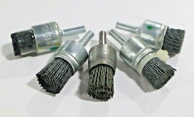 5 PCS Of WEILER MISCELLANEOUS 3/4  END BRUSHES  **SEE PHOTOS**      C622 • 48.40£