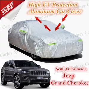 Premium Semi Customize Waterproof Aluminum Car Cover Large Jeep Grand Cherokee - Picture 1 of 11