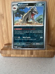 Pokemon Tcg Scarlet & Violet Paldean Fates Mabosstiff Reverse Holo 063/091 *M* - Picture 1 of 1