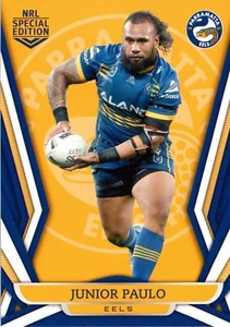 2023 PARRAMATTA EELS NRL Card JUNIOR PAULO Special Edition - Picture 1 of 3