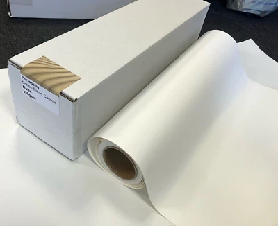 Universal 390gsm Fine Art Cotton Inkjet Canvas - Matte 24"x30m - Image 1 of 3